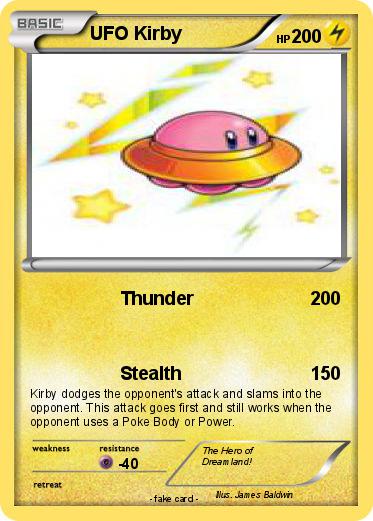 Pokemon UFO Kirby