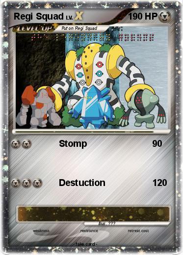 Pokemon Regi Squad