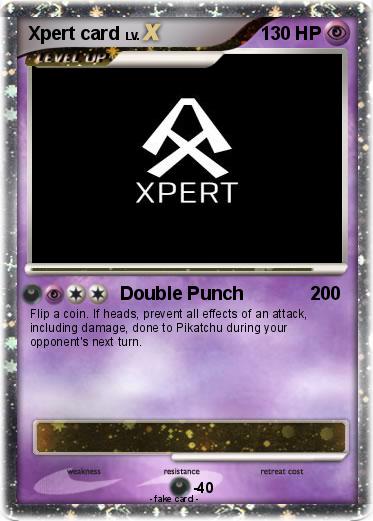 Pokemon Xpert card