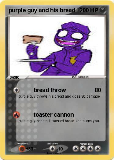 Pokemon purple guy and his bread