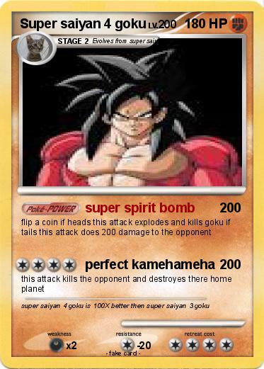 Pokemon Super saiyan 4 goku