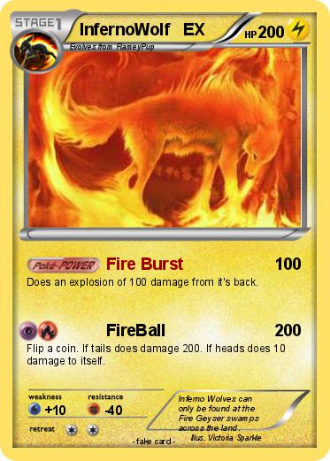 Pokemon InfernoWolf   EX