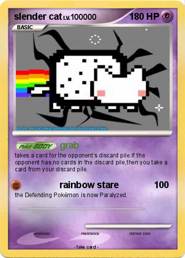 Pokemon slender cat