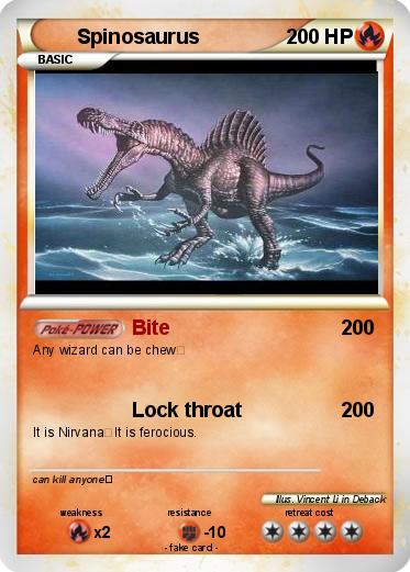 Pokemon Spinosaurus