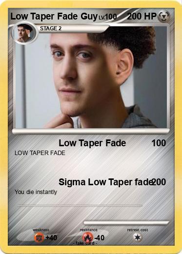 Pokemon Low Taper Fade Guy