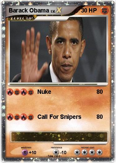 Pokemon Barack Obama