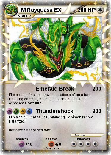 Pokemon M Rayquasa EX
