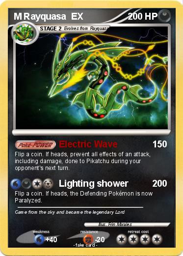 Pokemon M Rayquasa  EX