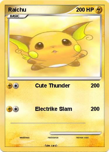 Pokemon Raichu