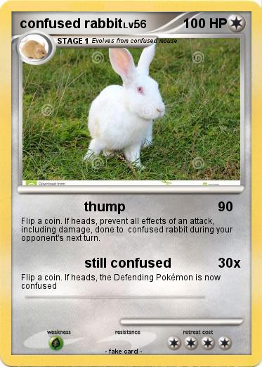 Pokemon confused rabbit