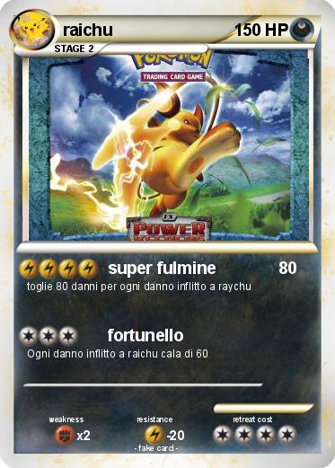 Pokemon raichu