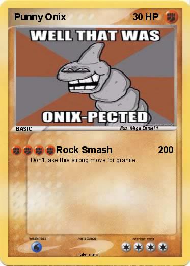 Pokemon Punny Onix
