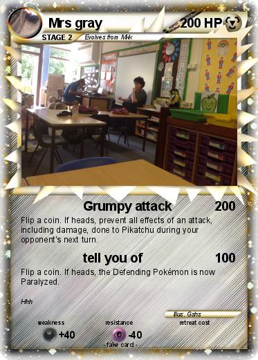 Pokemon Mrs gray