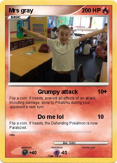 Pokemon Mrs gray