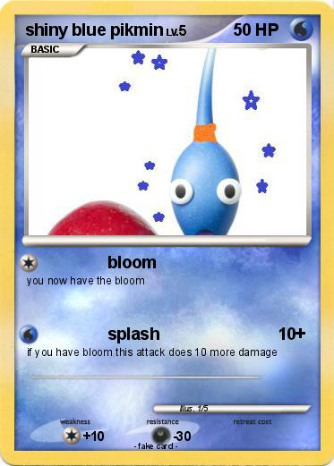 Pokemon shiny blue pikmin