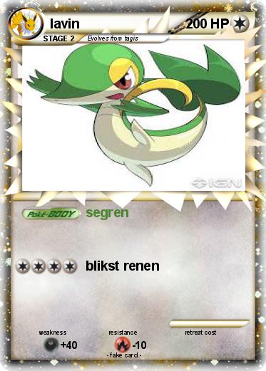 Pokemon lavin