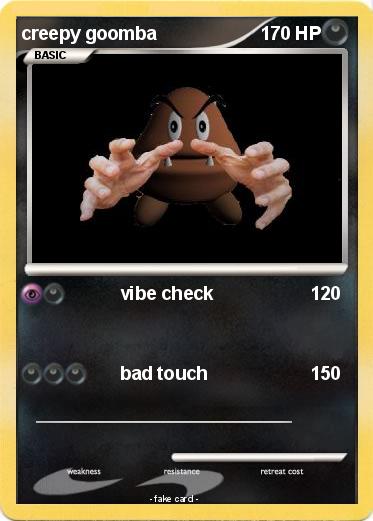 Pokemon creepy goomba