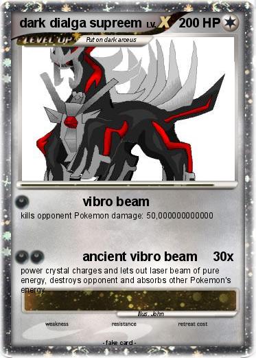 Pokemon dark dialga supreem