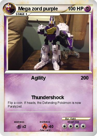 Pokemon Mega zord purple