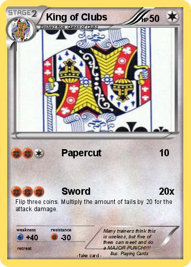 Pokemon King of Clubs