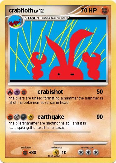 Pokemon crabitoth