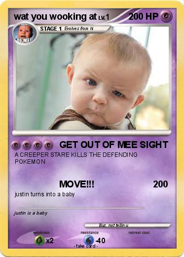 Pokemon wat you wooking at