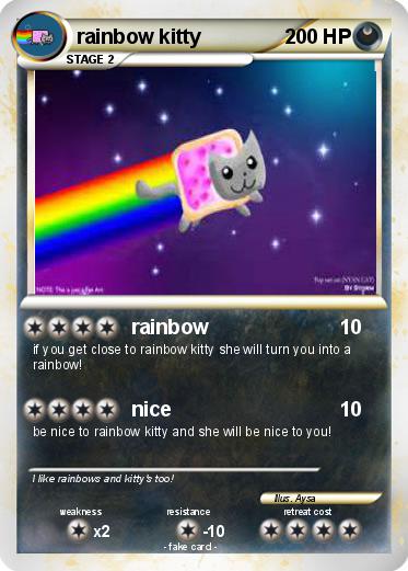 Pokemon rainbow kitty