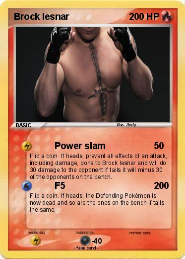 Pokemon Brock lesnar