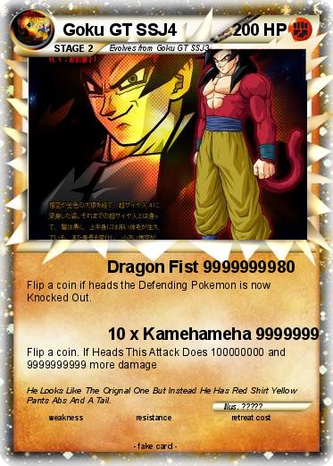 Pokemon Goku GT SSJ4