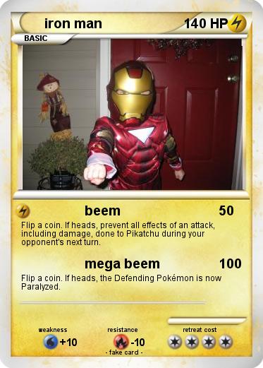Pokemon iron man