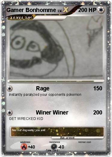 Pokemon Gamer Bonhomme