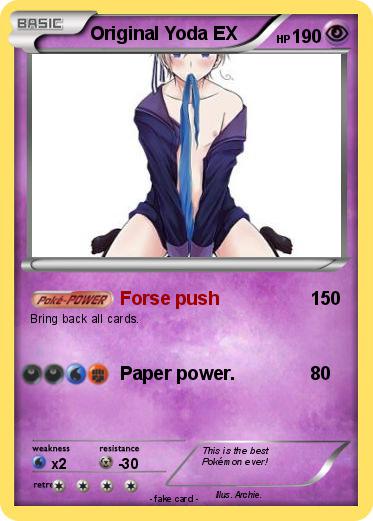 Pokemon Original Yoda EX