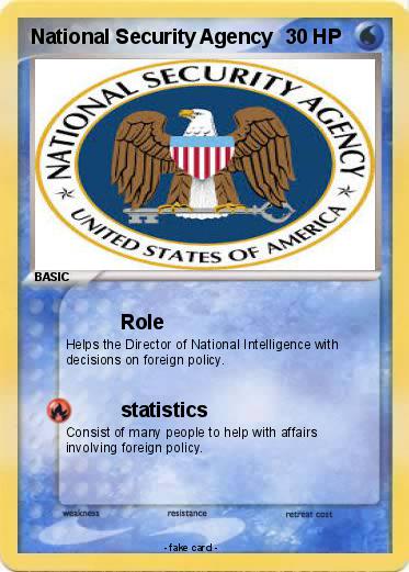 Pokemon National Security Agency