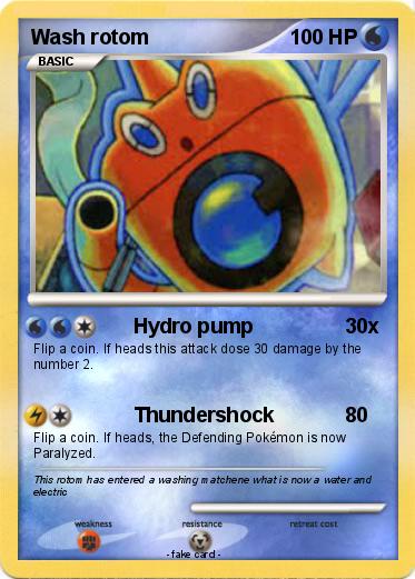 Pokemon Wash rotom