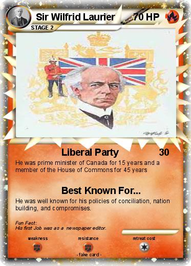 Pokemon Sir Wilfrid Laurier