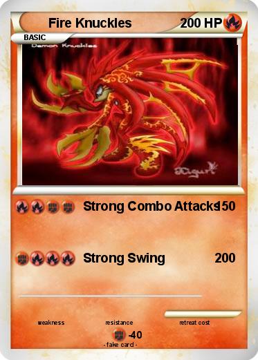 Pokemon Fire Knuckles