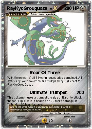 Pokemon RayKyoGrouquaza