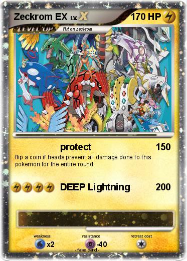 Pokemon Zeckrom EX