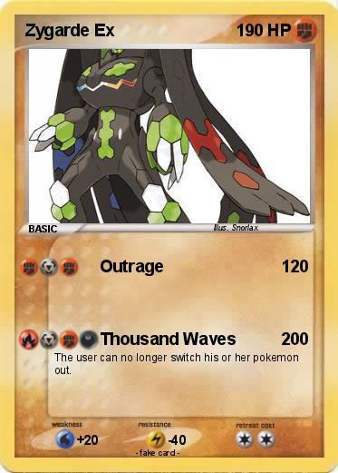 Pokemon Zygarde Ex