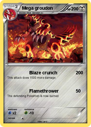 Pokemon Mega groudon