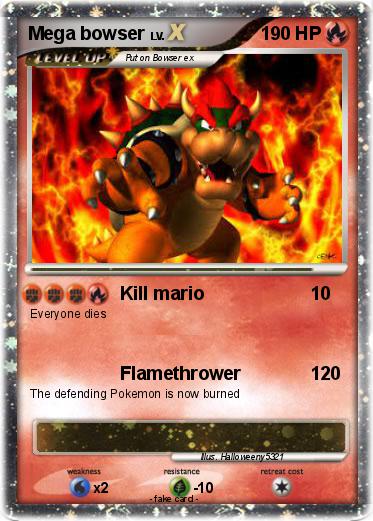 Pokemon Mega bowser