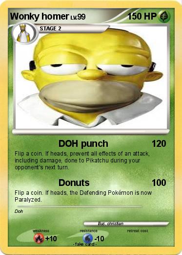 Pokemon Wonky homer