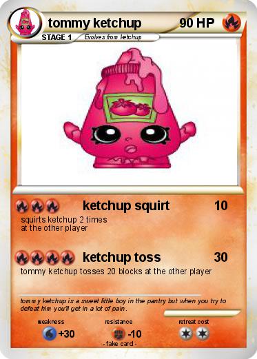 Pokemon tommy ketchup