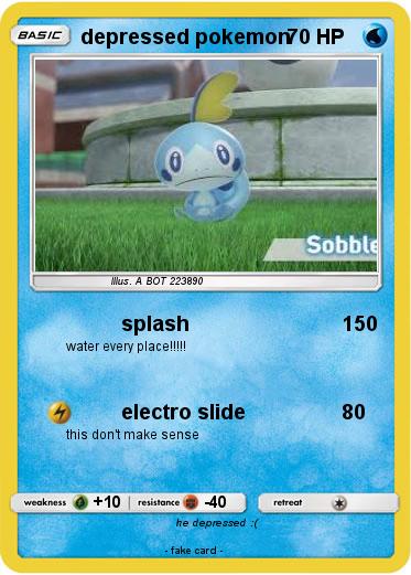 Pokemon depressed pokemon