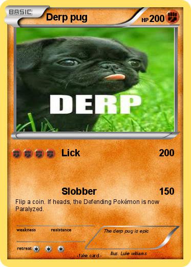 Pokemon Derp pug