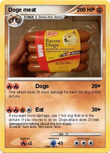Pokemon Doge meat