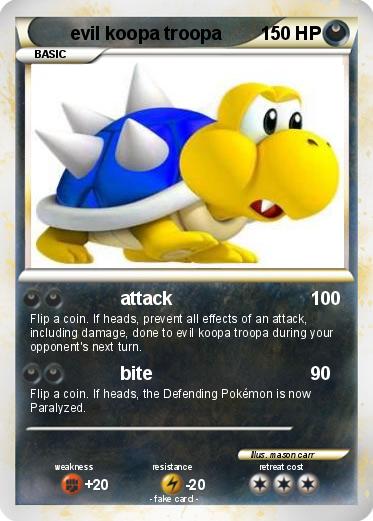 Pokemon evil koopa troopa