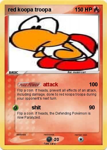Pokemon red koopa troopa