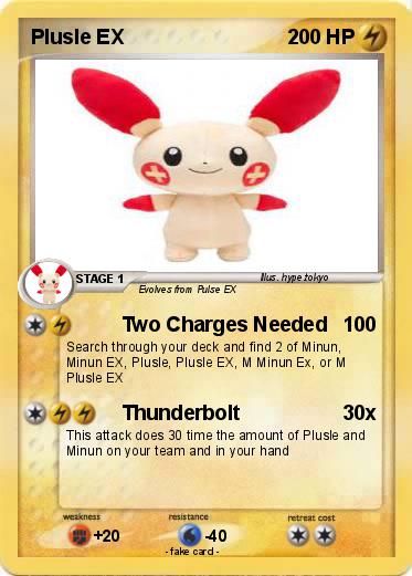 Pokemon Plusle EX