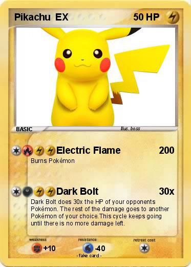 Pokemon Pikachu  EX